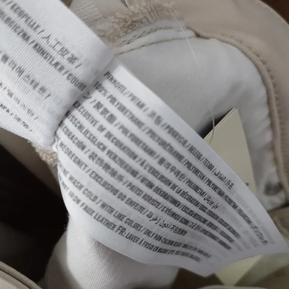 Abercrombie & Fitch Slim Straight Ultra High Rise Mixed Fabric‎ Preppy Jean 0 XS - Picture 8 of 12